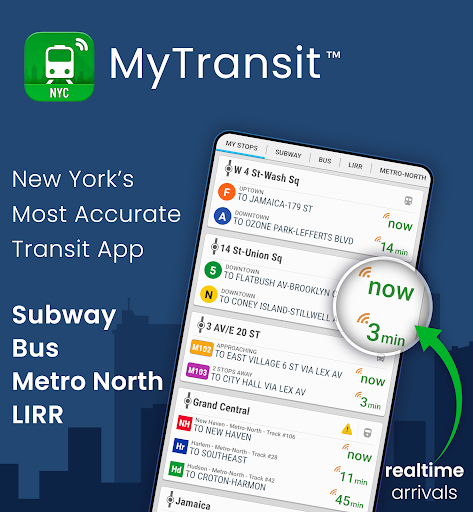 MyTransit NYC Subway & Bus MTA