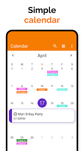 Simple Calendar