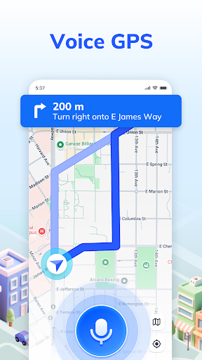 Voice GPS Navigation: GPS Map