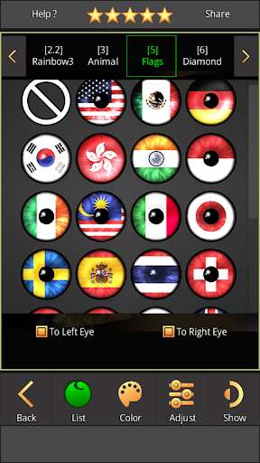 FoxEyes - Change Eye Color