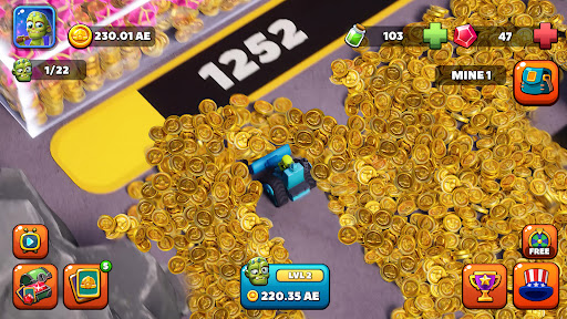 Idle Zombie Miner: Gold Tycoon
