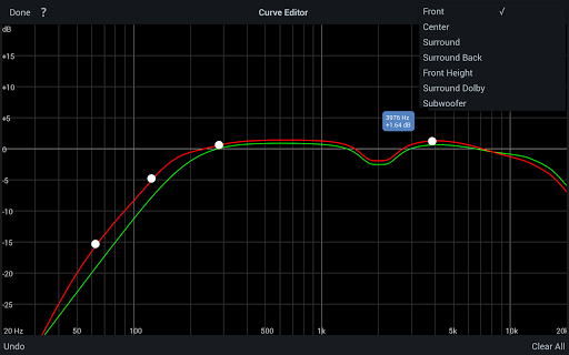 Audyssey MultEQ Editor app