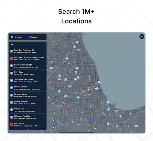 TruckMap - Truck GPS Routes