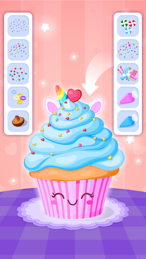 Unicorn Cake Cooking Games 2-6