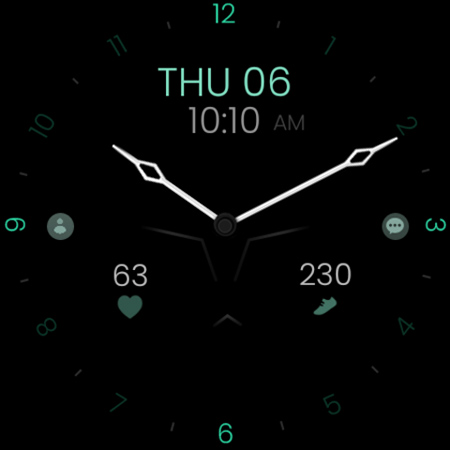 Minimal Black v30 Watch Face