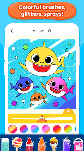 Baby Shark Coloring Book: Kids