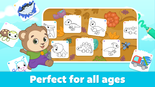 Coloring for Kids: Drawing 2-6