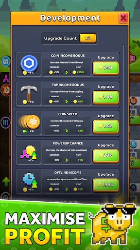 Bitcoin Miner Idle Tycoon Game