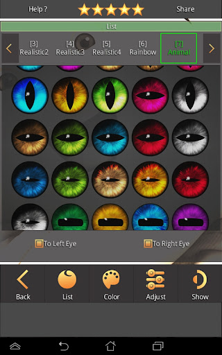 FoxEyes - Change Eye Color