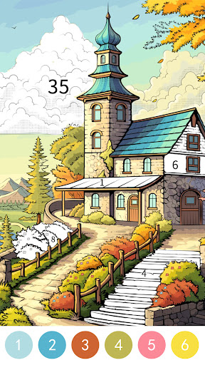 Vivid Color Paint By Number