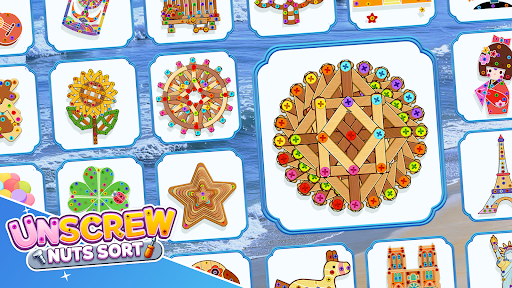 Unscrew Nuts Sort®: Pin Puzzle