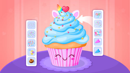 Unicorn Cake Cooking Games 2-6