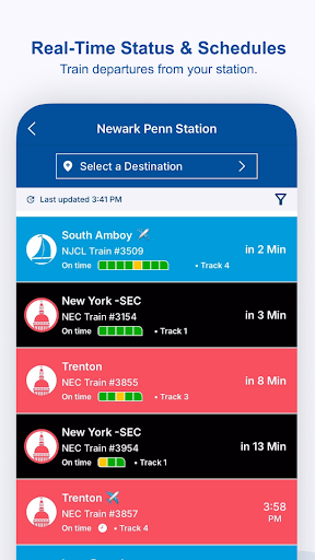 NJ TRANSIT Mobile App