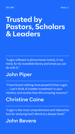Logos: Deep Bible Study