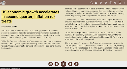 @Voice: Text to Speech Reader