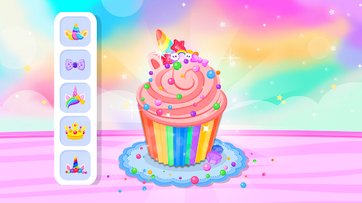 Unicorn Cake Cooking Games 2-6