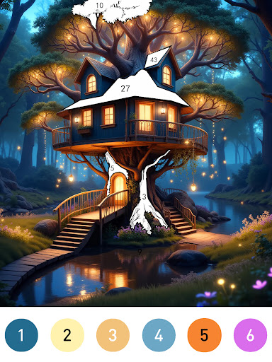 Fantasy Color By Number Game