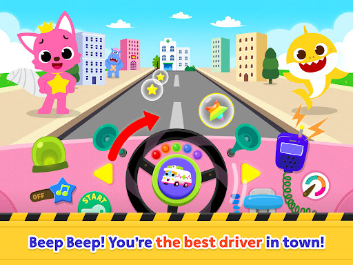 Baby Shark Car Town: Kid Games