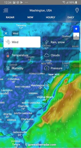 Weather Radar - Windy, rain ra