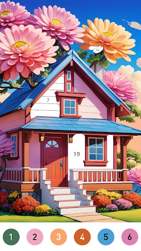 Fairytale Color by number game