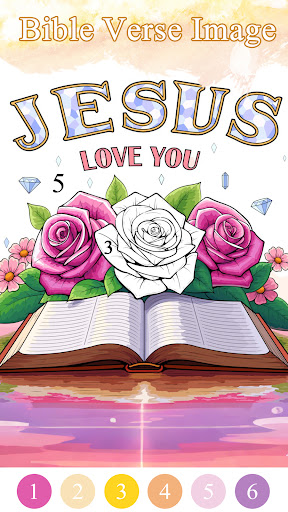 Bible Color Paint By Number
