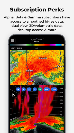 RadarOmega: Doppler Radar App
