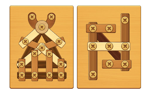 Screw Puzzle: Wood Nut & Bolt™