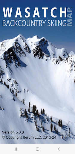 Wasatch Backcountry Skiing Map