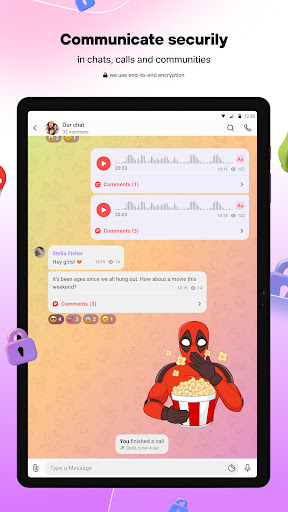 Online chat, calls - Gem Space