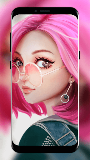 Live Glitter Girly Wallpaper