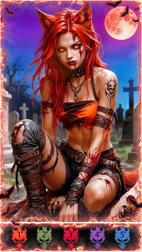 Dark, Horror Color by Number