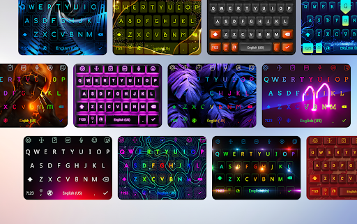 LED Keyboard: RGB Lighting