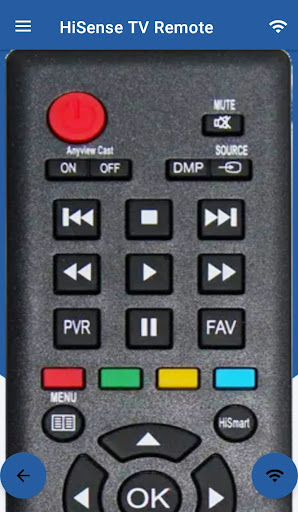 HiSense Smart TV Remote