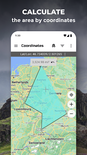 GPS Coordinates Locator Map