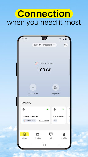 Saily: eSIM + phone number