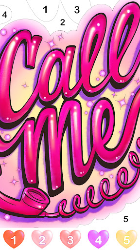Graffiti Quote Color by number