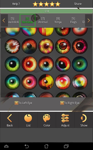 FoxEyes - Change Eye Color