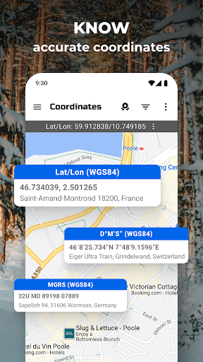 GPS Coordinates Locator Map