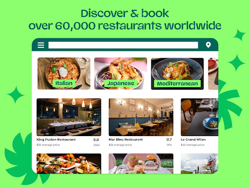 TheFork - Restaurant bookings
