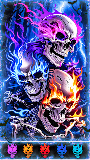 Dark, Horror Color by Number