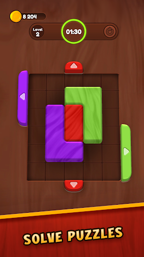 Wood Color Jam - Block Puzzle