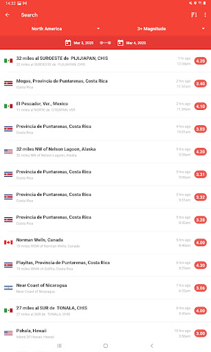 My Earthquake Alerts - Map