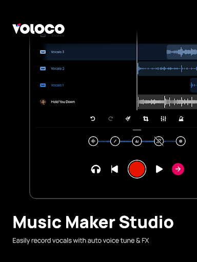 Voloco: Auto Vocal Tune Studio