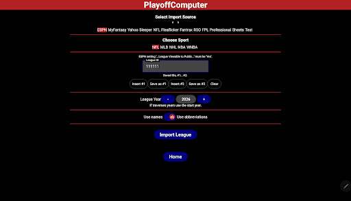 PlayoffComputer