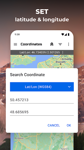 GPS Coordinates Locator Map