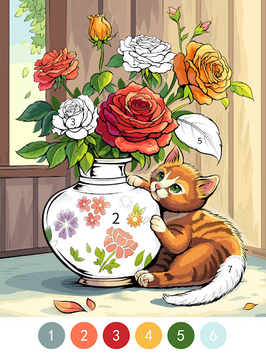Vivid Color Paint By Number