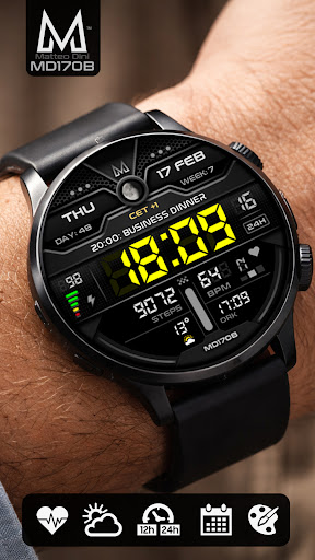 MD170B Digital watch face