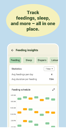 Baby tracker - feeding, sleep