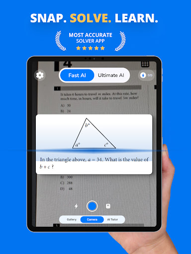 PhotoSolve: AI Homework Helper