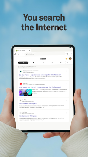 Ecosia: Search to plant trees